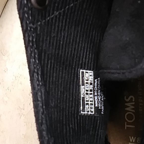 Tom's Paeso Black Suede High Top Sneakers - Picture 9 of 11